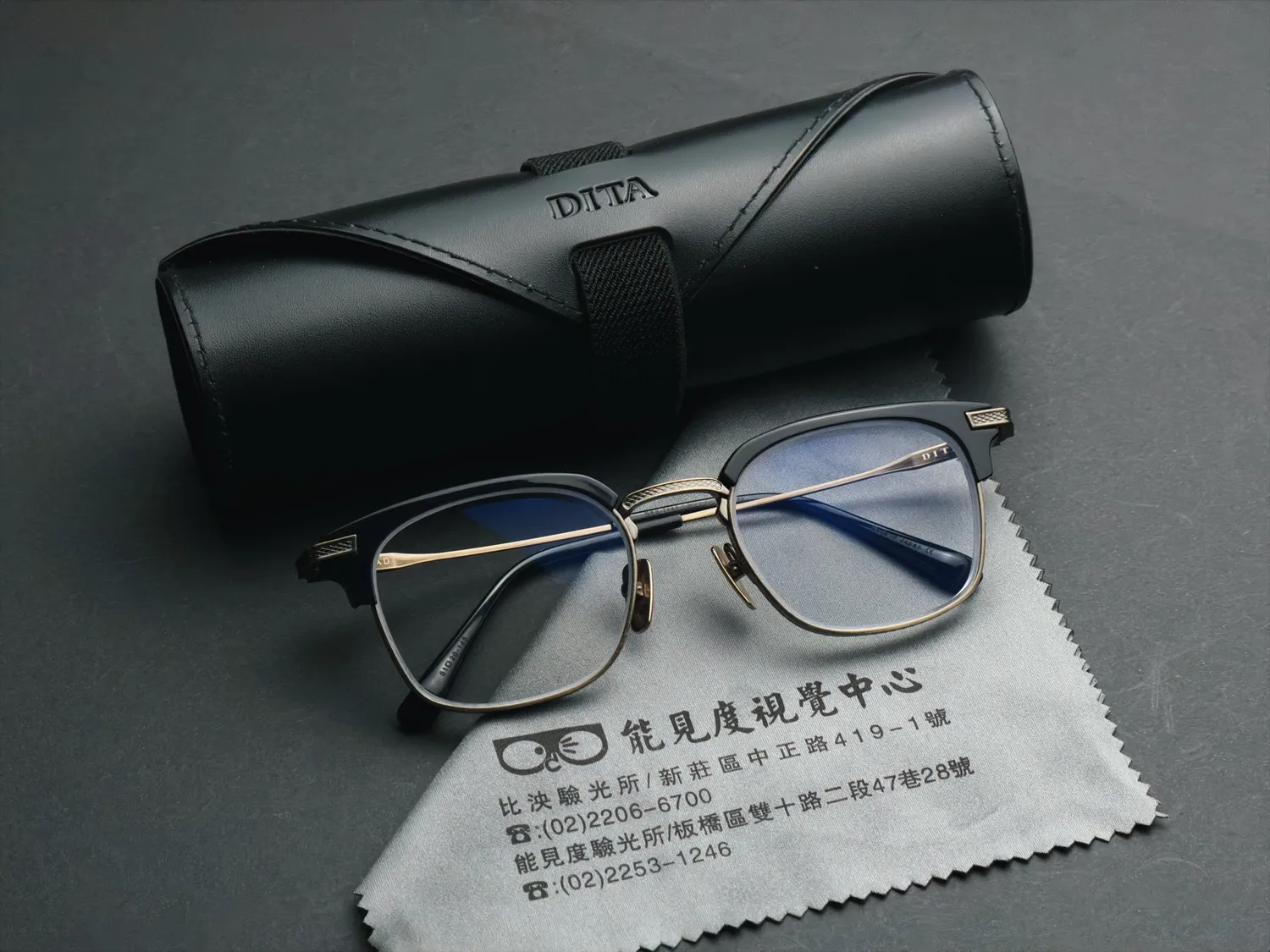 DITA｜DITA 高階手工鏡框，金屬與醋酸纖維堆疊的收藏級側顏｜能見度視覺中心 新莊板橋